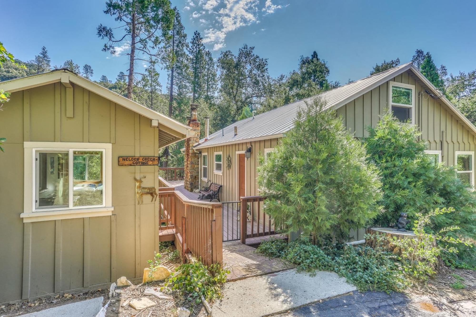 Rustic Oakhurst Retreat Less Than 4 Mi To Bass Lake! Villa Esterno foto